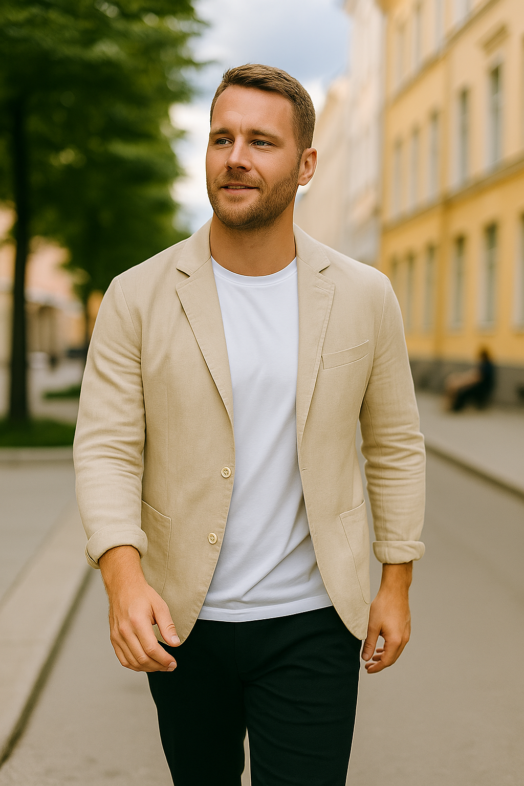 Aaro™ | Kevyt ja tyylikäs pellavableiseri lämpimiin päiviin