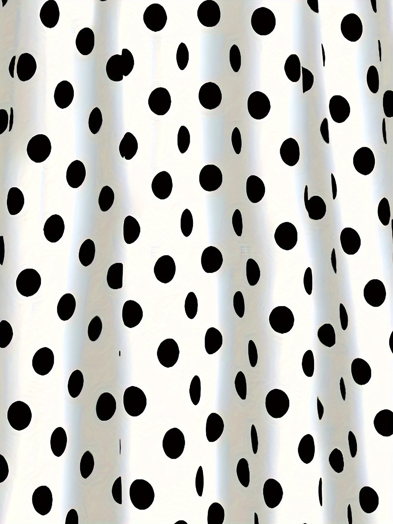 Gestippelde Rok Met Hoge Taille En Uitlopende Zoom, Elegante Knoop Ruches Zoom Midi Rok, Dameskleding