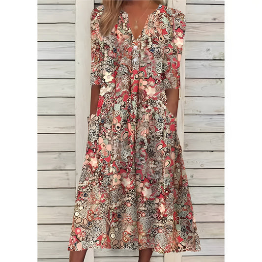 Evi™ | Raikas Kevätmekko Eleganssia ja Itsevarmuutta Varten