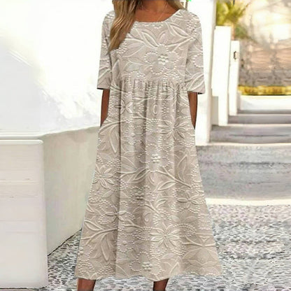 Sylvi™ | Kevyt ja ajaton kukkamekko retrovivahteella